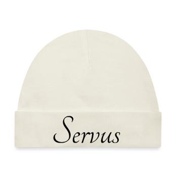 Servus - Baby Premium Organic Mütze - Naturweiß - Vorne