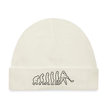 Eishockey Geschenk Eishockeyteam Wintersport - Baby Premium Organic Mütze - Naturweiß - Vorne
