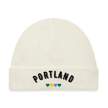 Portland - Baby Premium Organic Mütze - Naturweiß - Vorne