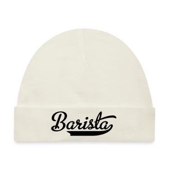 Barista - Baby Premium Organic Mütze - Naturweiß - Vorne