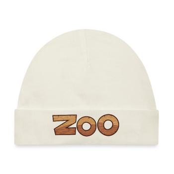 Safari Zoo Animal Safari Zoo - Baby Premium Organic Mütze - Naturweiß - Vorne