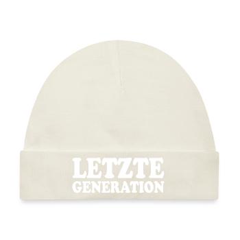 Letzte generation - Baby Premium Organic Mütze - Naturweiß - Vorne