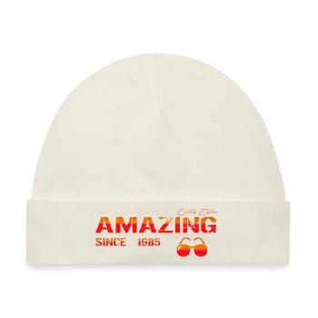 Amazing since 1985 - Baby Premium Organic Mütze - Naturweiß - Vorne