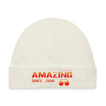 Amazing since 2006 - Baby Premium Organic Mütze - Naturweiß - Vorne