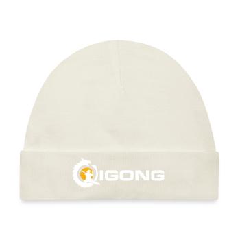 Qigong Dragon weiss - Baby Premium Organic Mütze - Naturweiß - Vorne