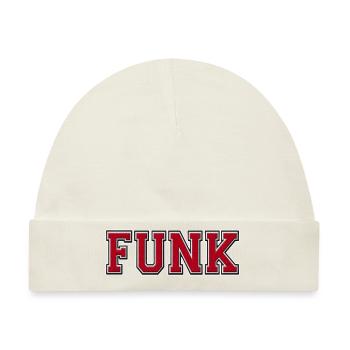 Funk groß - Baby Premium Organic Mütze - Naturweiß - Vorne