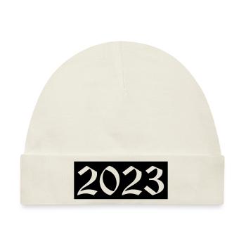2023 - Baby Premium Organic Mütze - Naturweiß - Vorne