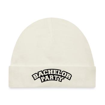 Bachelor Party - Baby Premium Organic Mütze - Naturweiß - Vorne