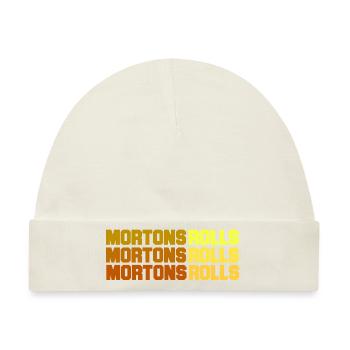 Mortons Brötchen - Baby Premium Organic Mütze - Naturweiß - Vorne