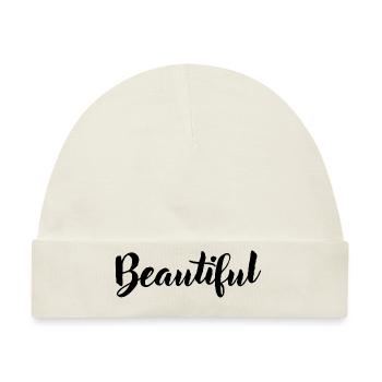 Beautiful - Baby Premium Organic Mütze - Naturweiß - Vorne