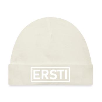 Ersti weiß / Motiv für Erstsemester / Studenten - Baby Premium Organic Mütze - Naturweiß - Vorne