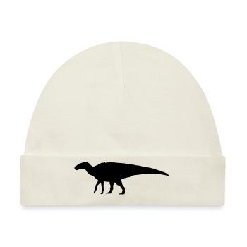 dino - Baby Premium Organic Mütze - Naturweiß - Vorne