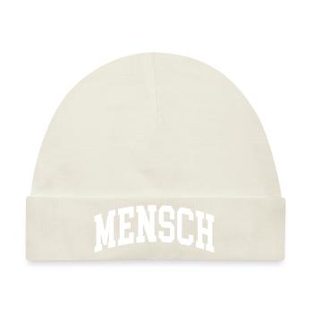 Mensch - Baby Premium Organic Mütze - Naturweiß - Vorne