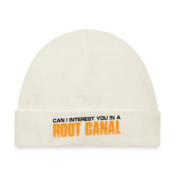 Can I Interest You In A Root Canal 4 - Baby Premium Organic Mütze - Naturweiß - Vorne