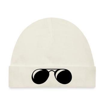 sonnenbrille - Baby Premium Organic Mütze - Naturweiß - Vorne