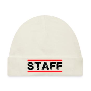 staff - Baby Premium Organic Mütze - Naturweiß - Vorne