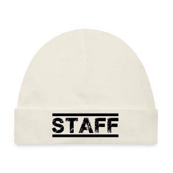 staff - Baby Premium Organic Mütze - Naturweiß - Vorne