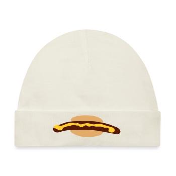Hot Dog - Baby Premium Organic Mütze - Naturweiß - Vorne