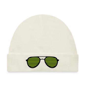 sonnenbrille - Baby Premium Organic Mütze - Naturweiß - Vorne