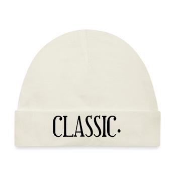 Classic. Urban Classic Style Designer T-Shirt - Baby Premium Organic Mütze - Naturweiß - Vorne