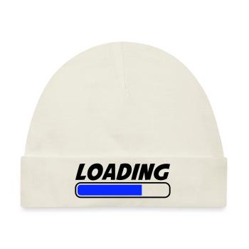 Loading - Baby Premium Organic Mütze - Naturweiß - Vorne