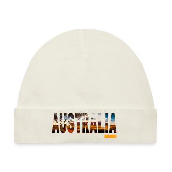 Australia outback - Baby Premium Organic Mütze - Naturweiß - Vorne