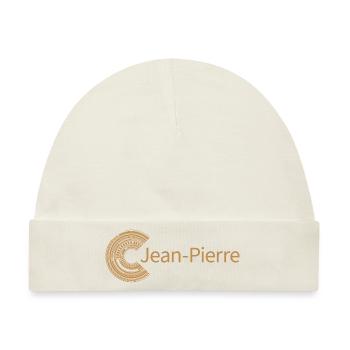 Für Jean Pierre - Baby Premium Organic Mütze - Naturweiß - Vorne