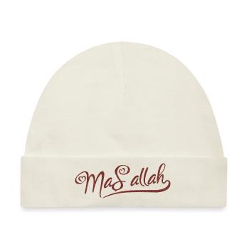 Maşallah - Baby Premium Organic Mütze - Naturweiß - Vorne