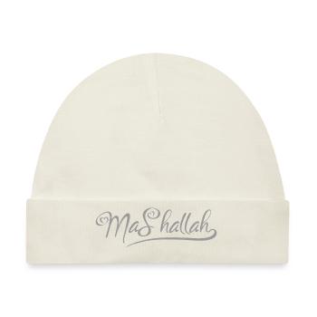 Mashallah - Baby Premium Organic Mütze - Naturweiß - Vorne