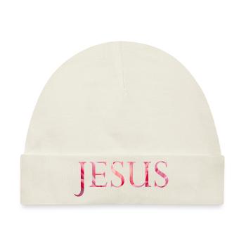 Jesus Blüte - Baby Premium Organic Mütze - Naturweiß - Vorne
