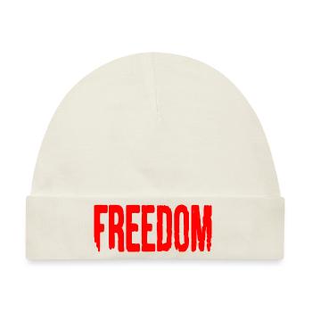 Freedom - Baby Premium Organic Mütze - Naturweiß - Vorne