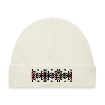 AMAZIGH BERBER KABYLE Z AMAZIGH KABYLE MOTIV - Baby Premium Organic Mütze - Naturweiß - Vorne