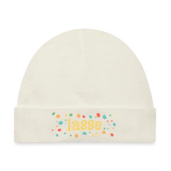 Kleckse lasse - Baby Premium Organic Mütze - Naturweiß - Vorne