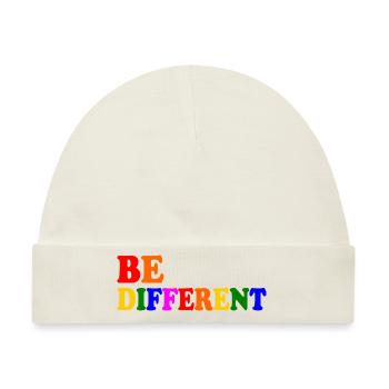 Be different - Baby Premium Organic Mütze - Naturweiß - Vorne
