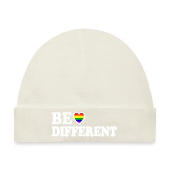 Be different - Baby Premium Organic Mütze - Naturweiß - Vorne