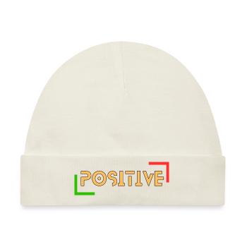 Positiv - Baby Premium Organic Mütze - Naturweiß - Vorne