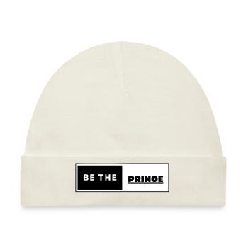 Be The Prince - Baby Premium Organic Mütze - Naturweiß - Vorne