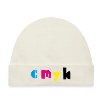 cmyk - Baby Premium Organic Mütze - Naturweiß - Vorne