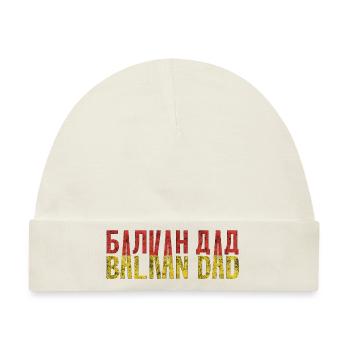 Balkan papa bosnien serbien kroatien montenegro kosovo - Baby Premium Organic Mütze - Naturweiß - Vorne