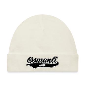 oslap baseball logo - Baby Premium Organic Mütze - Naturweiß - Vorne