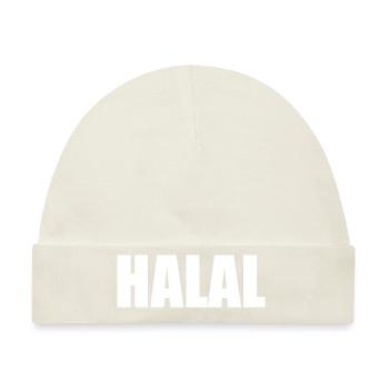 Halal - Baby Premium Organic Mütze - Naturweiß - Vorne
