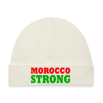 Morocco strong - Baby Premium Organic Mütze - Naturweiß - Vorne