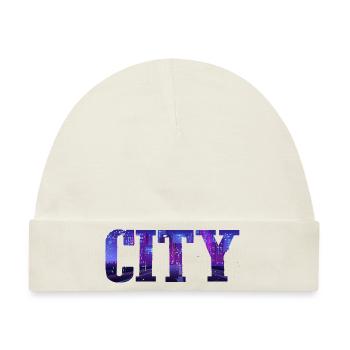 City - Baby Premium Organic Mütze - Naturweiß - Vorne
