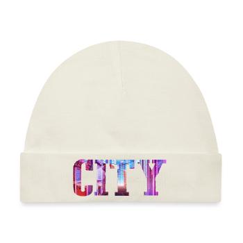 City - Baby Premium Organic Mütze - Naturweiß - Vorne