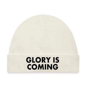 Glory is coming - Baby Premium Organic Mütze - Naturweiß - Vorne