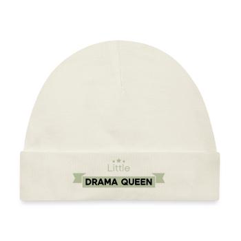 Little Drama Queen - Baby Premium Organic Mütze - Naturweiß - Vorne