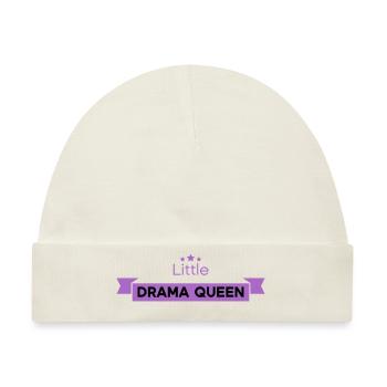 Little Drama Queen - Baby Premium Organic Mütze - Naturweiß - Vorne