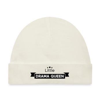 Little Drama Queen - Baby Premium Organic Mütze - Naturweiß - Vorne