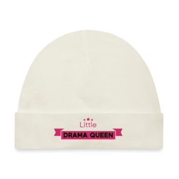 Little Drama Queen - Baby Premium Organic Mütze - Naturweiß - Vorne