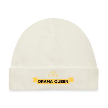 Little Drama Queen - Baby Premium Organic Mütze - Naturweiß - Vorne